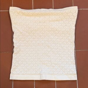 Free People Intimately Eyelet Honey Texture Bandeau Tube Top